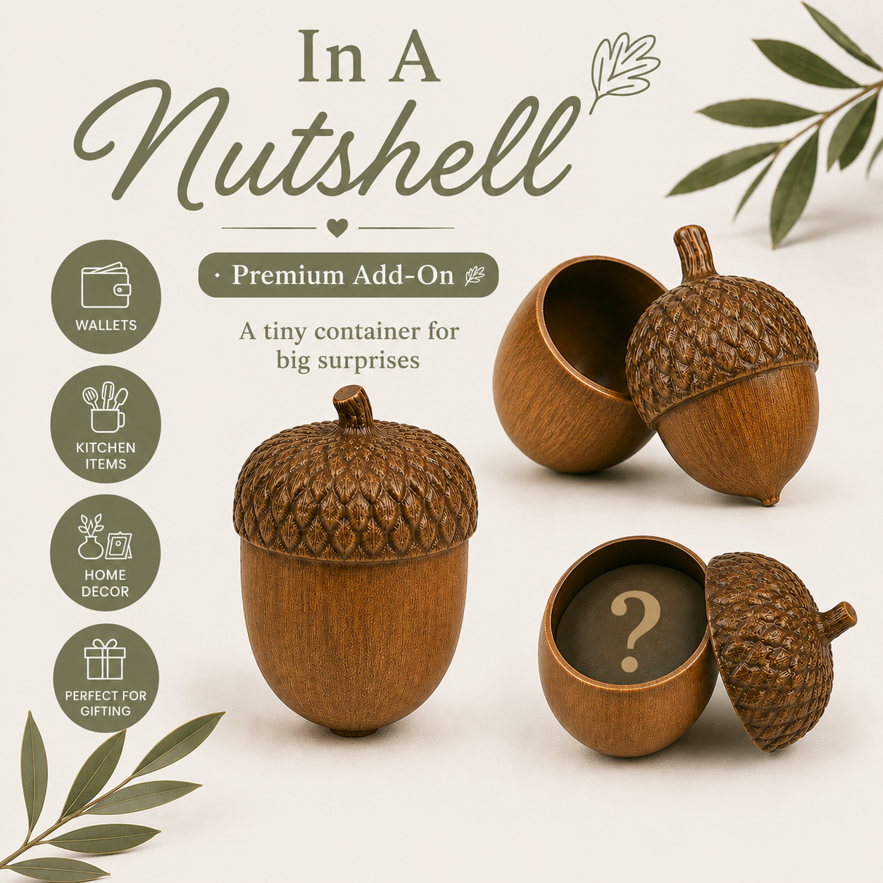 In A Nutshell - Small Premium Item